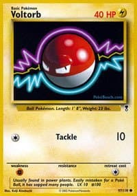 Pokemon - Voltorb (97) - Legendary Collection - Reverse Holo
