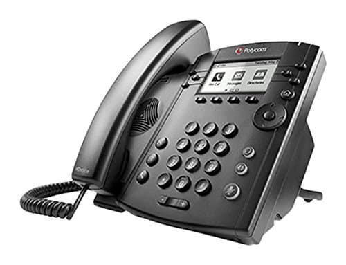 Polycom 310 IP Phone - Cable - Power Source AC Adapter - 6 x Total Line - VoIP - Speakerphone - 2 x Network RJ-45 - PoE Ports - LDAP SIP DHCP SNTP LLDP-MED RTCP RTP TCP UDP SRTP Protoco