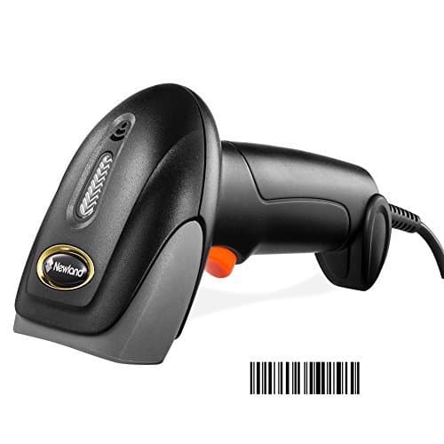 WallyGadgets 1D Barcode Scanner USB Wired bar Code 93 Handheld,CCD Reader for Screen and Printed Bar Code Scan,Work with Windows Mac iOS and Linux PC