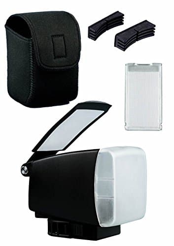 BounceLite Solo Flash Modifier and Speedlite Diffuser/Softbox with Reflective White Card and Quick Changing Filter System