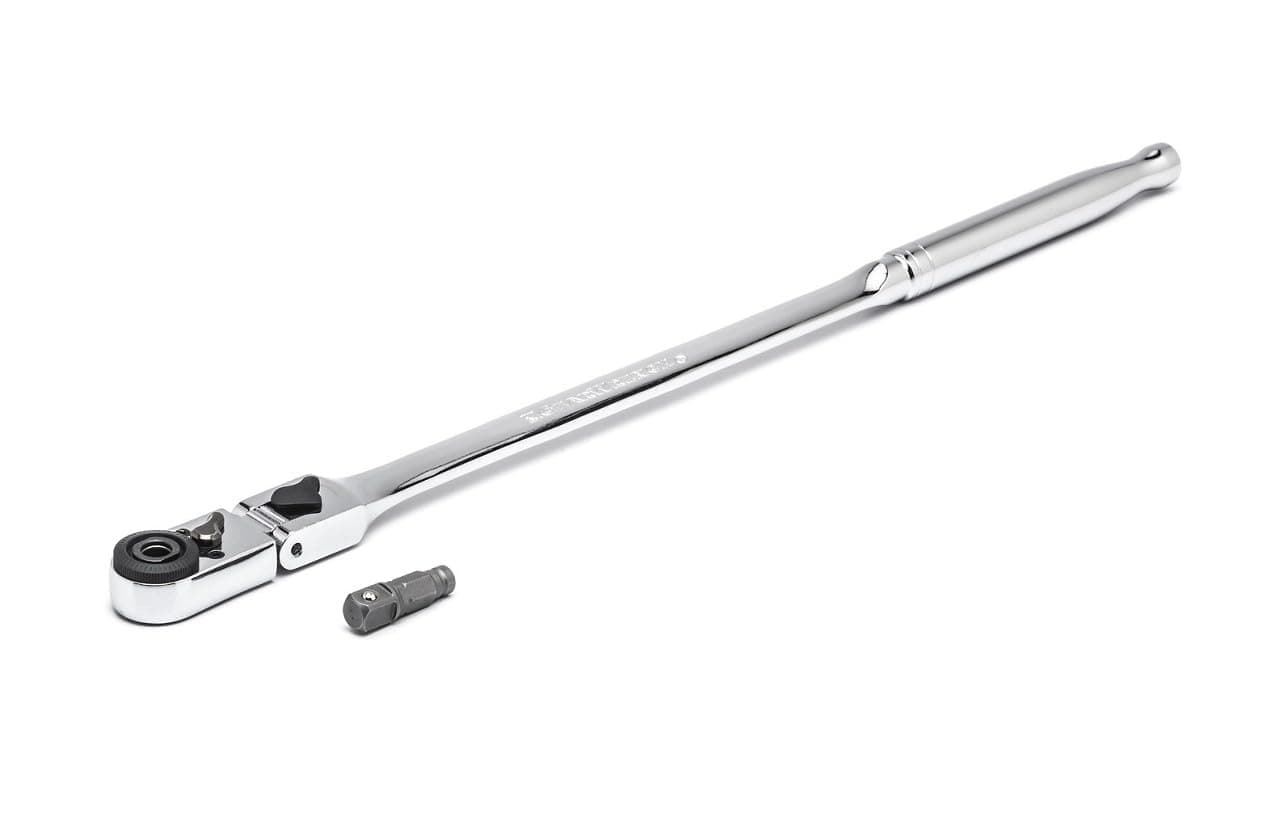 1/4" Drive 72 Tooth Quick Release Locking Flex Slim Head Ratchet, 12" - 81030