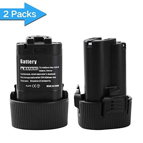 2 Pack 10.8v 3.0Ah Li-ion Replacement Battery for Makita BL1013 Makita BL1014 Battery 194550-6 194551-4 195332-9