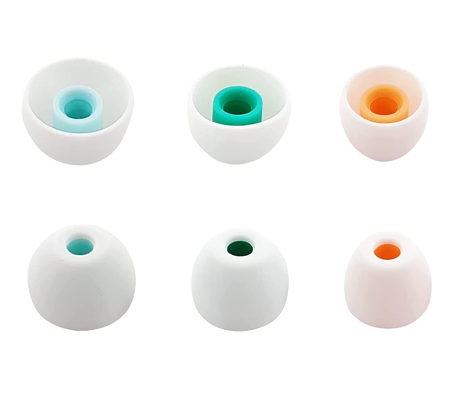 ALXCD Eartips Compatible with Sony in-Ear Headphone, S/M/L 3 Pairs Soft Silicone Ear Tips, Compatible with SONY in-Ear Headset MDR-XB50AP XBA-H1 WF-XB700 WF-1000XM3 WF-SP800N, etc. SML 3 Pairs White