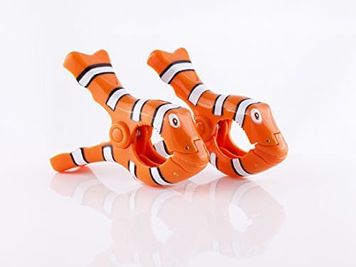 Beach Towel 'Boca' Clips - CLOWN FISH