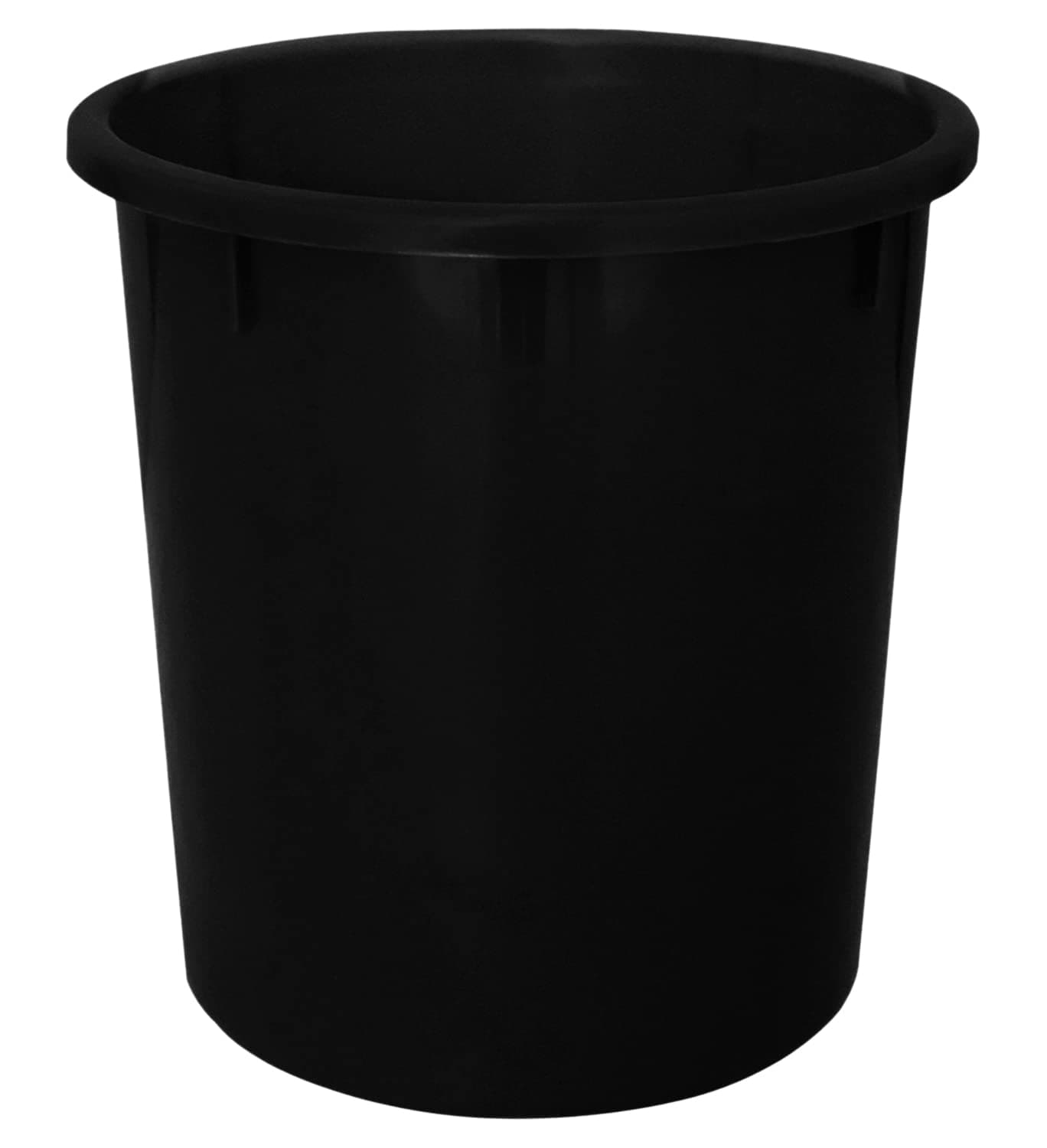 Kuber Industries 5Ltr Plastic Open Dustbin Without Lid | Garbage Bin/Trash Can For Home, Kitchen, Office (Black)