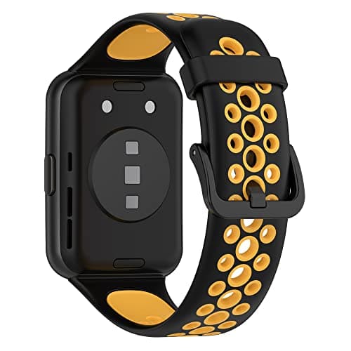 Strap Compatible with Huawei Watch Fit 2/Fit 2 Active/Fit 2 Classic, Silicone Sport Strap Replacement Wristband Fitness Bracelet for Huawei Watch Fit 2 Elegant