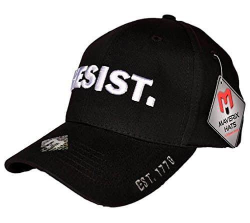 Resist Baseball Cap - Custom Caps Cool Caps Movement Equality Opposition Fascist Facist Rise Up Unite Anti Trump Hat Econscious Hat Eco Structured Twill Dump Environmentalist Greenpeace Impeach 45