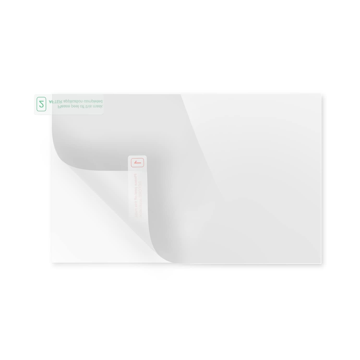 4 x Transparent Plastic Static Windshield Sticker, Compatible with All Dashcam mounts, Zero Damage, Aftermarket Window Tint Friendly