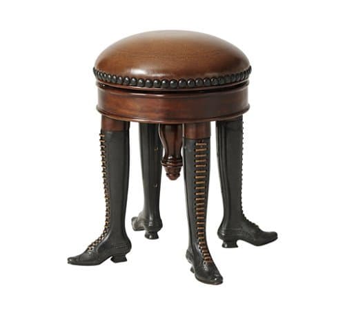 Theodore Alexander Unique Decorative Piano Stool ‘A Curious Stool’ Model #4421-001 ~ New