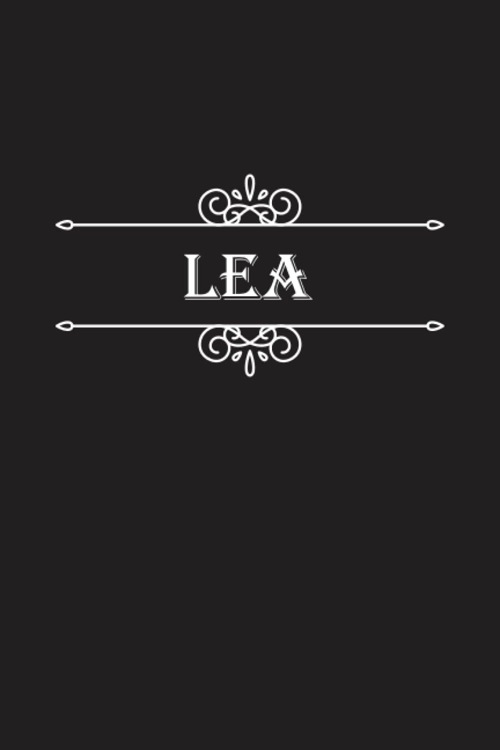 Lea Notebook: Lea Notebook And Journal, Cute Personalized Notebook Gift for Girls and Women named Lea | 120 Blank Pages Writing Diary, 6x9 inches, ... Idea For Lea | Perfect Journal with Name Lea.
