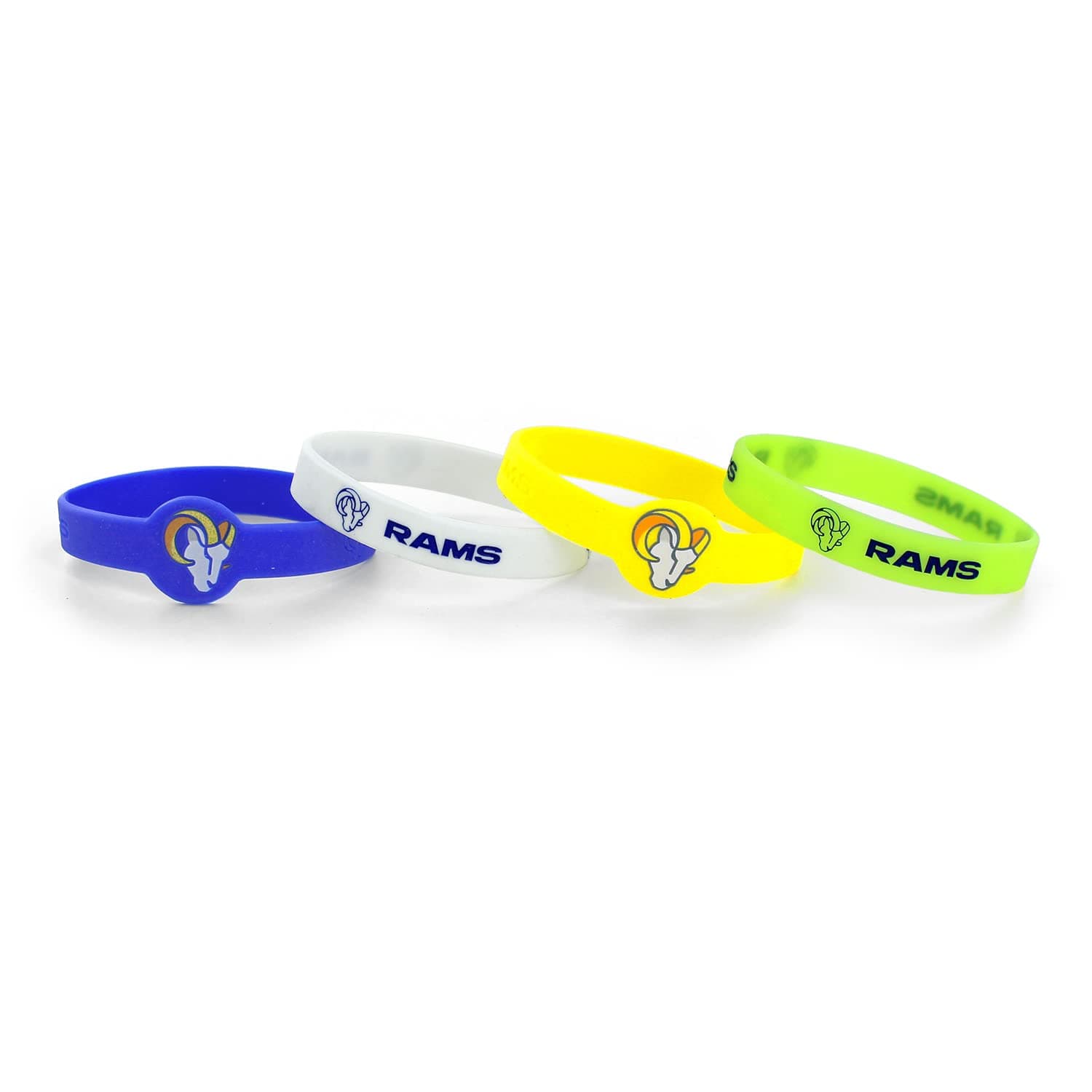 Aminco NFL Silicone Bracelets, 4-Pack