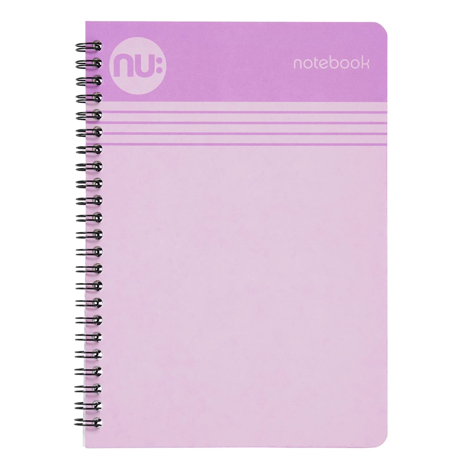 Notebooks - Cloud Pastels Range - A5 Lilac Notebook - Wirebound Notebook - 110 Pages