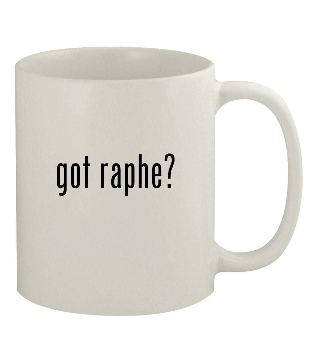 got raphe? - 11oz Ceramic White Coffee Mug, White