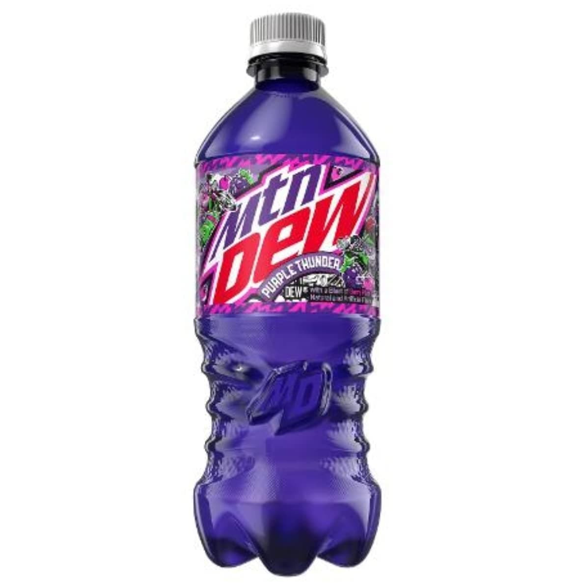 Mountain Dew Code Red Mtn Purple Thunder 4 pack 20 oz bottles