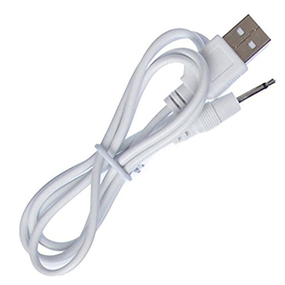 2.5mm DC Charging Cable USB Charge Cable for Rechargeable Vibrators, Wand Massagers