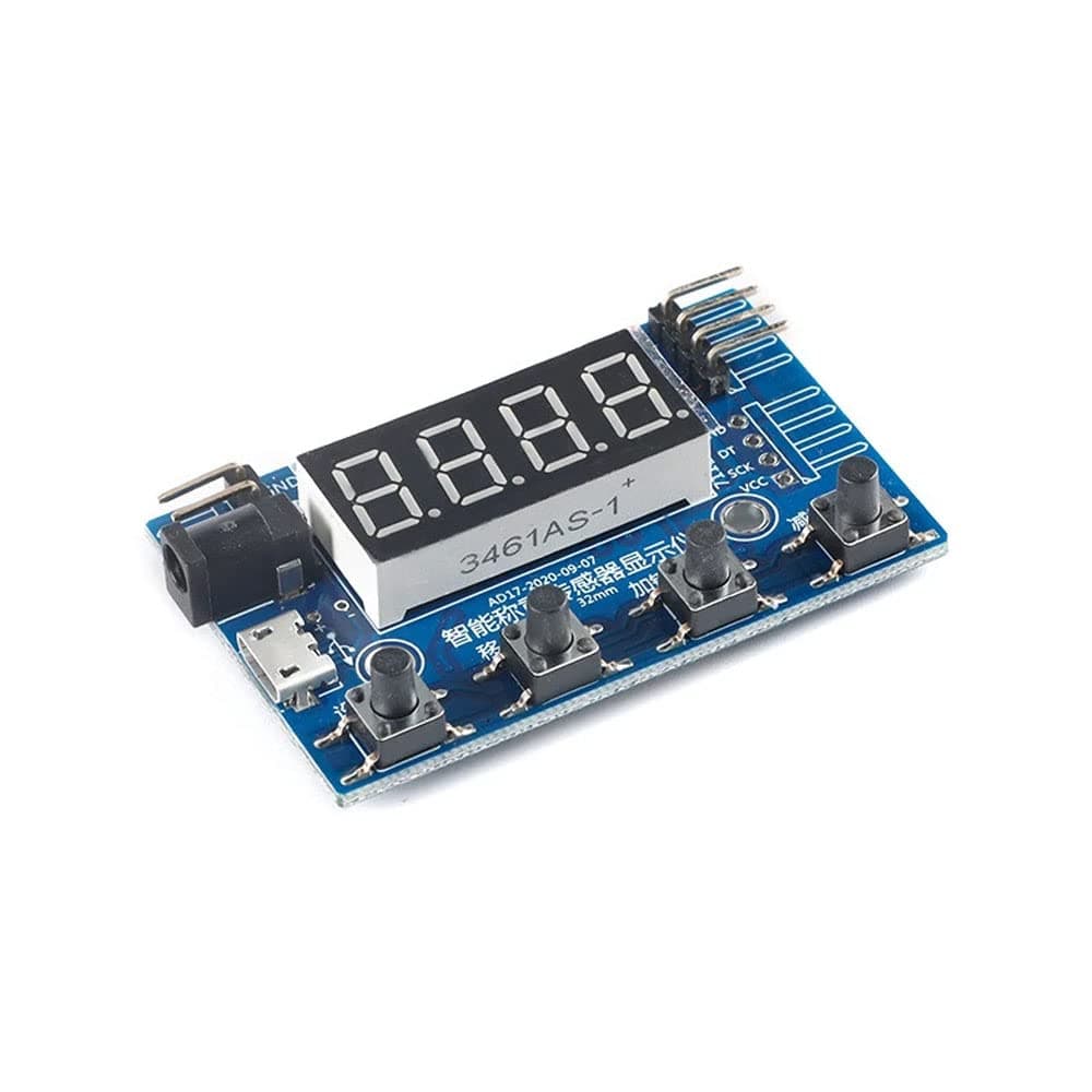 HX711 Load Cell A/D Weight Pressure Sensor A/D Module with Display 24-bit Weighing Instrument Electronic Scale