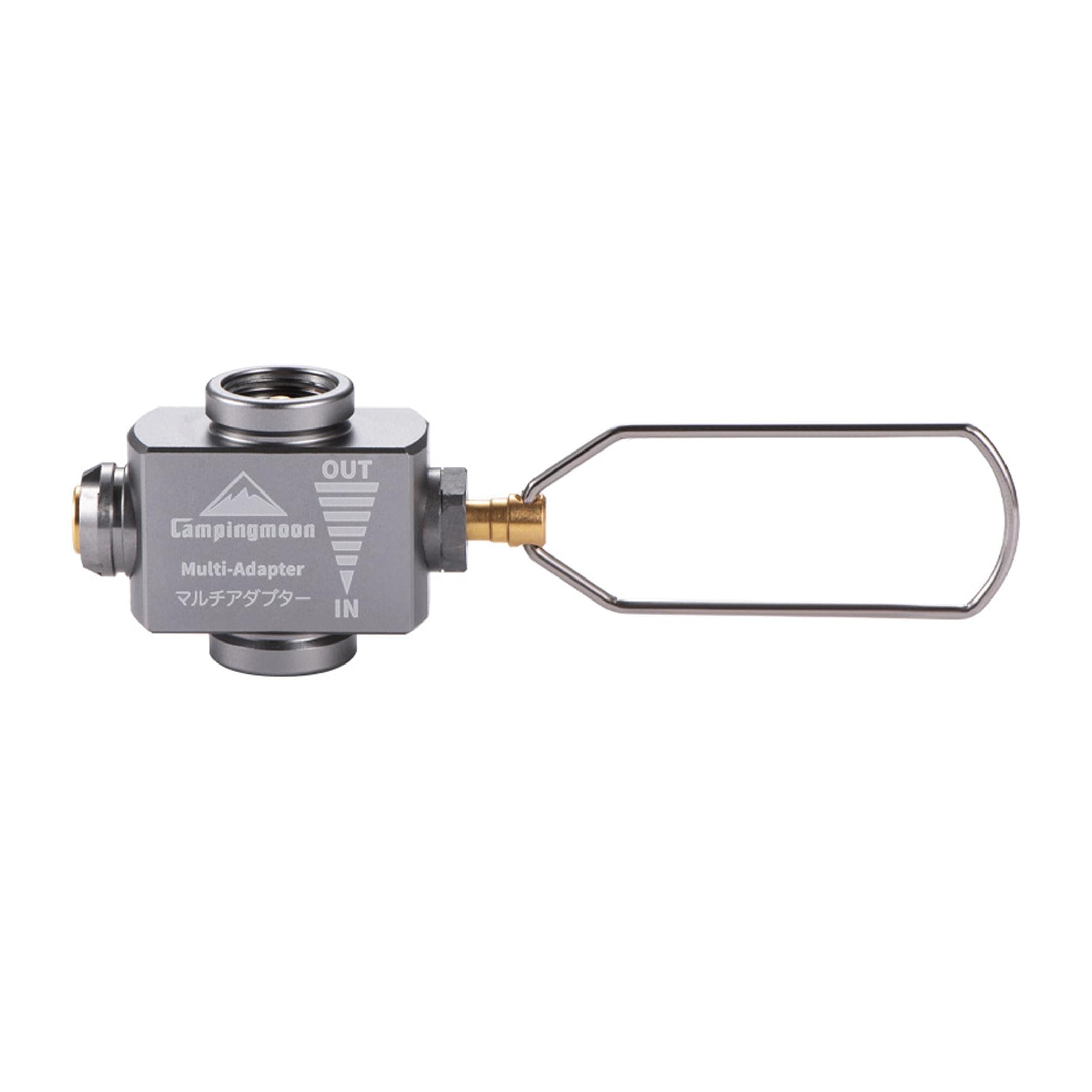 camping moon Fuel Canister Refill Adapter, Isobutane Refill Adapter, Butane Gas Refill Adapter Gas Saver Plus Isobutane Canister EN417 Lindal Valve (Gas Fuel not Included) Z15