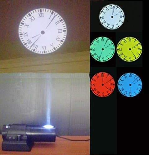 LED Light Projection Clock (Black)