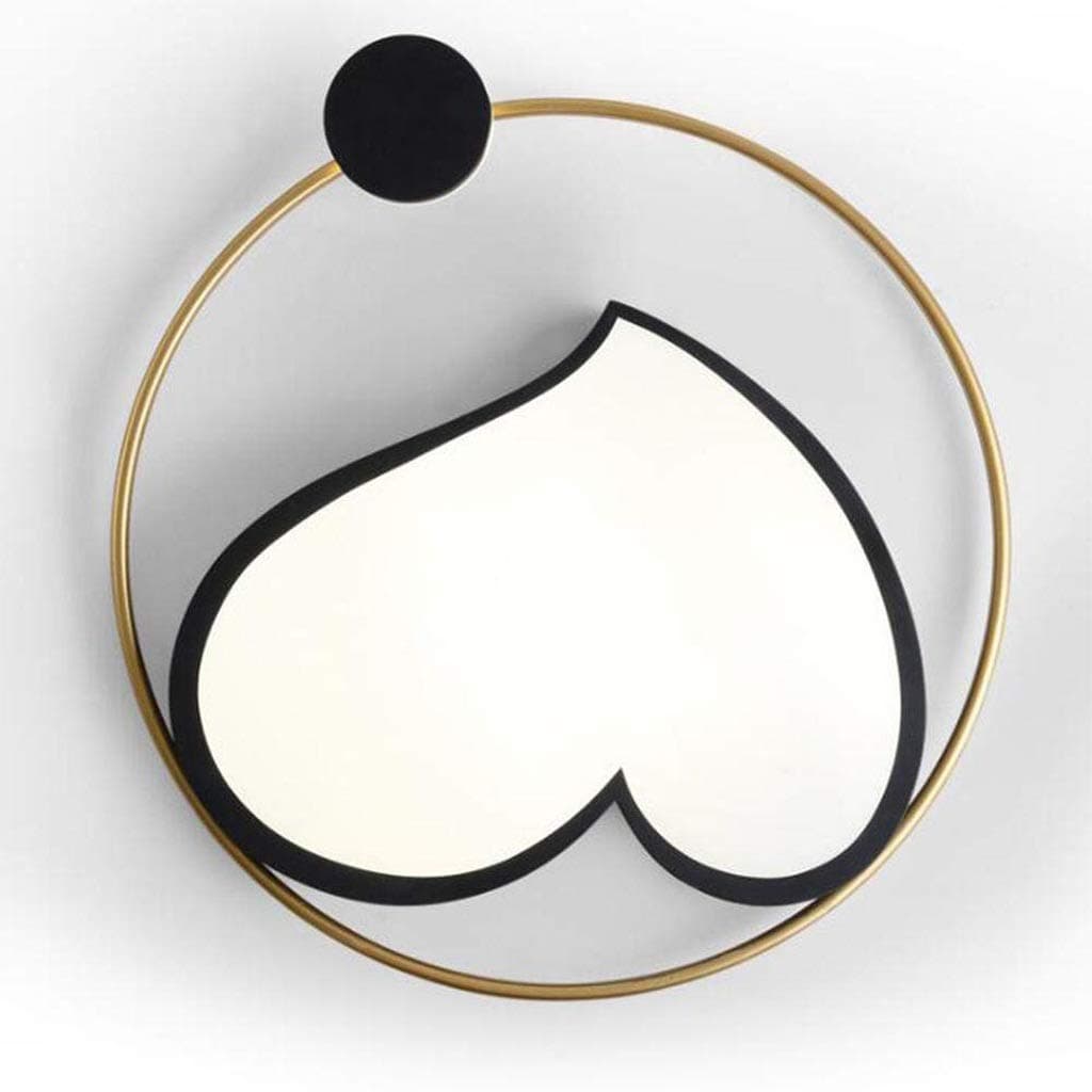 NXYBD Ceiling light - Semi Flush Light Monochromatic Ceiling Light Fixture Modern Acrylic Ceiling Lamp with Metal Canopy for Living