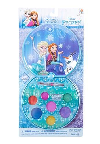 Flavored Lip Gloss Compact Kit With Mirror, Assorted Selection