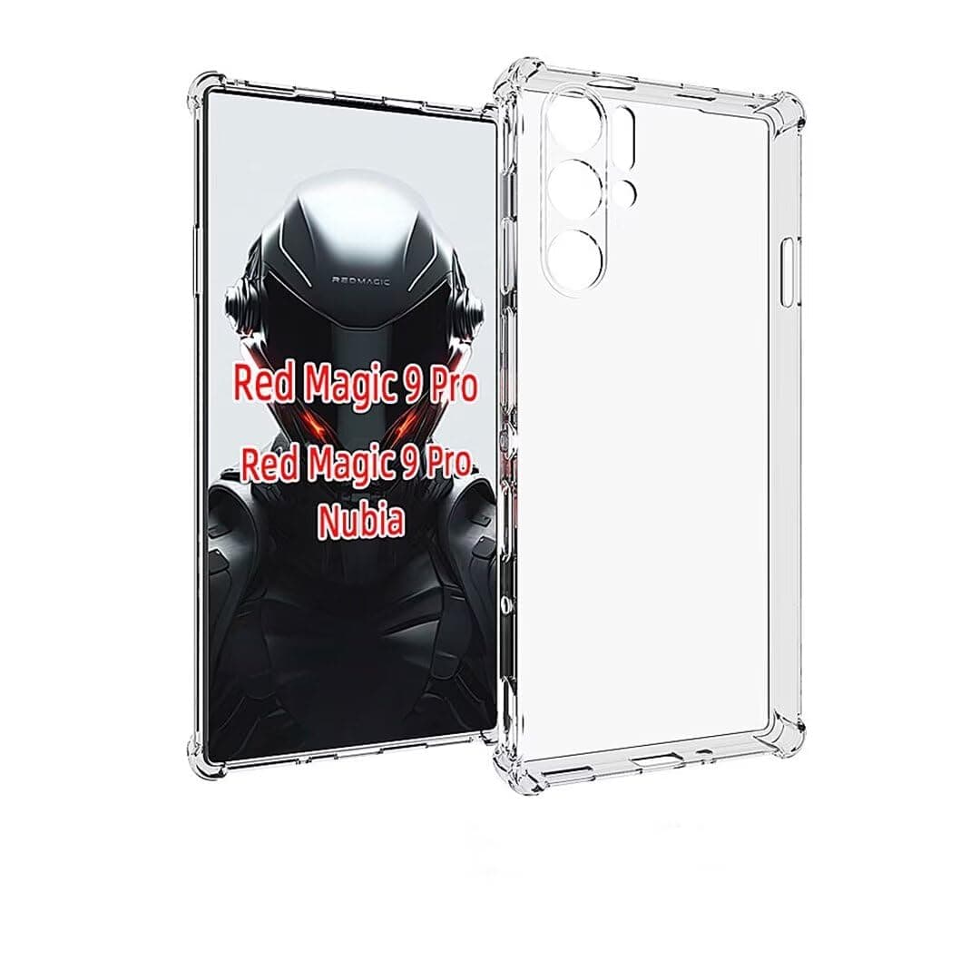 Case for ZTE Nubia Red Magic 9 Pro,Red Magic 9 Pro Plus Case,TPU Soft Silicone Bumpers Protective Cover Anti-Scratch Shockproof Phone Case for ZTE Nubia Red Magic 9 Pro/Red Magic 9 Pro+ (Clear)