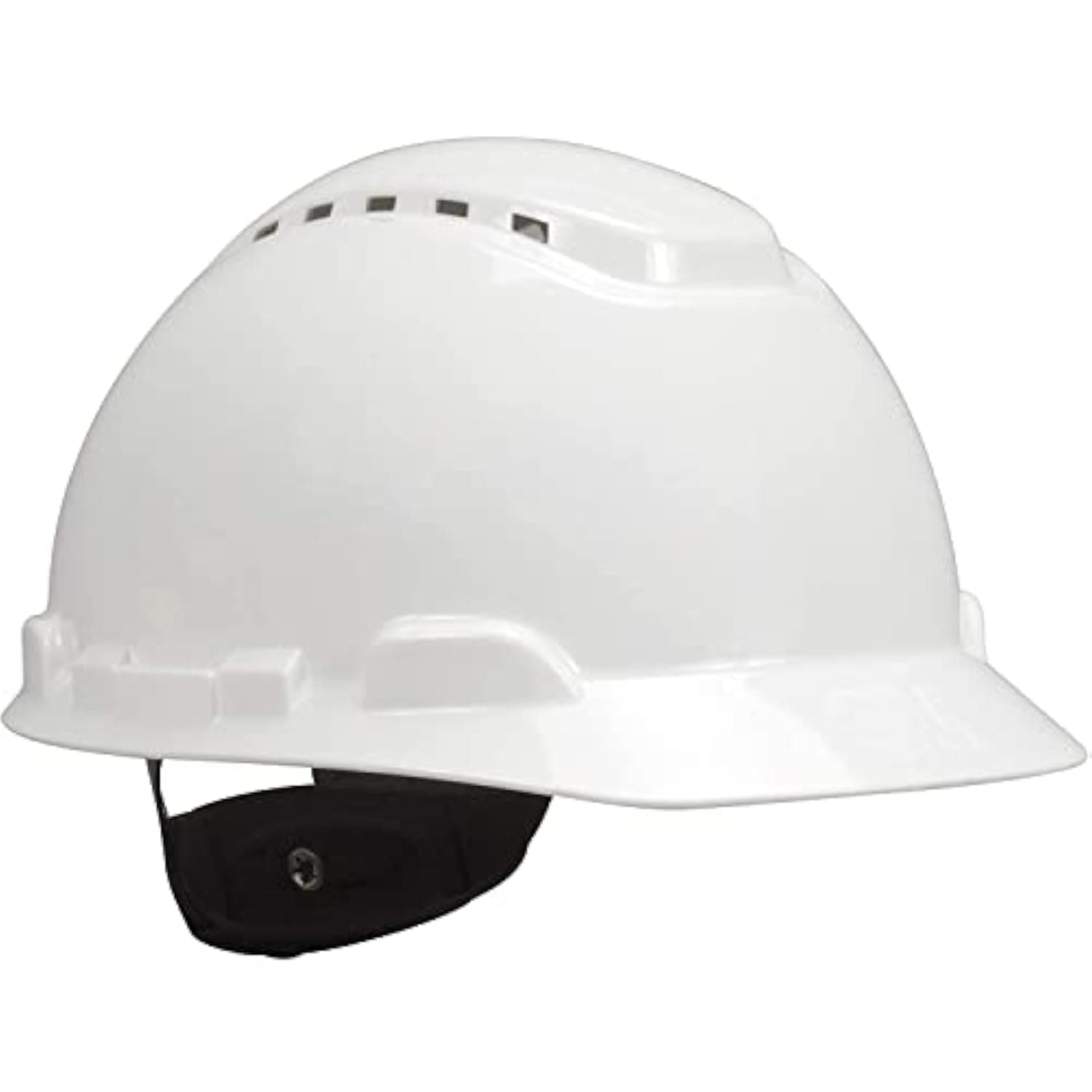 3M Hard Hat, White, Lightweight, Vented, UV Indicator, Adjustable 4-Point Ratchet, H-701V-UV