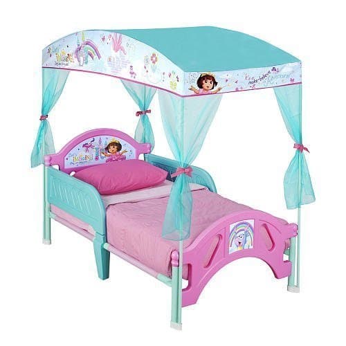 Nickelodeon Dora the Explorer Canopy Toddler Bed