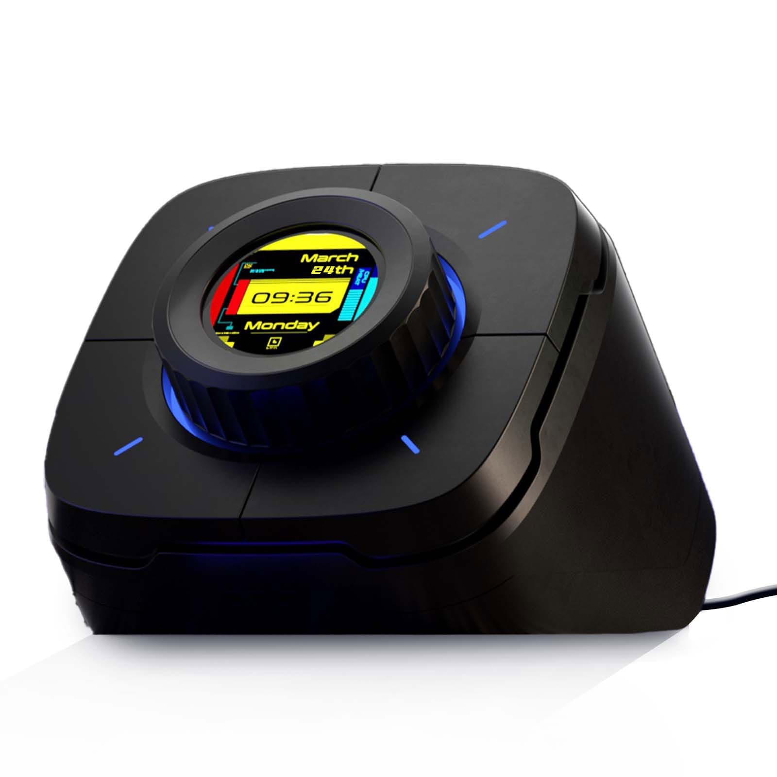 Cololight Programmable Keypad, Desktop Macro Keyboard, PC Media Controller Like OBS, Twitch, YouTube and More, Works with Mac and PC, Colo Play, Black