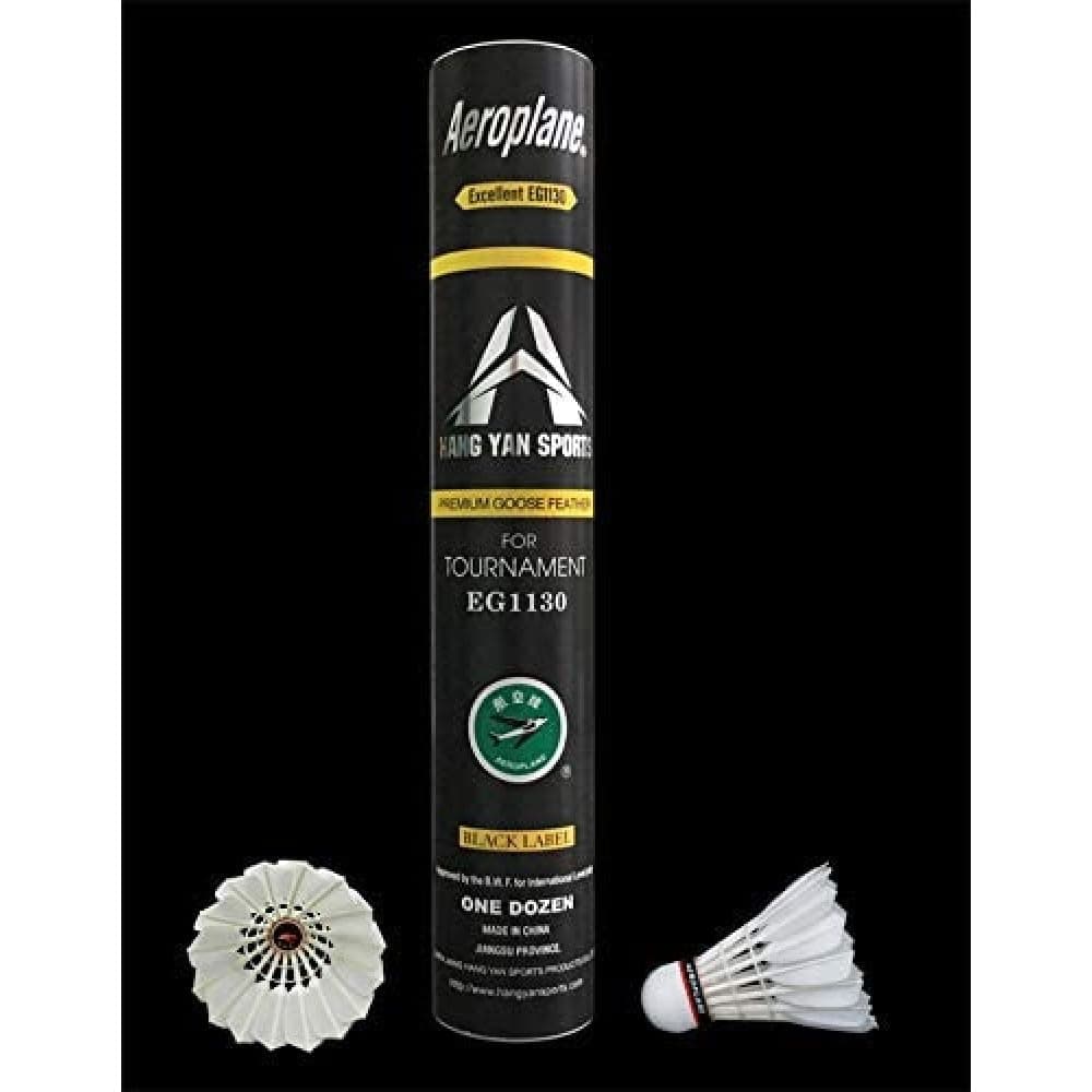 Aeroplane Shuttlecock EG1130 - Black