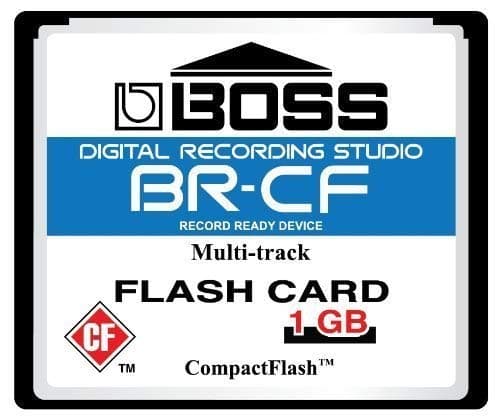 1GB Boss Roland BR-CF CompactFlash CF Memory Card for BR-600, BR-864, BR-900CD, MC-808