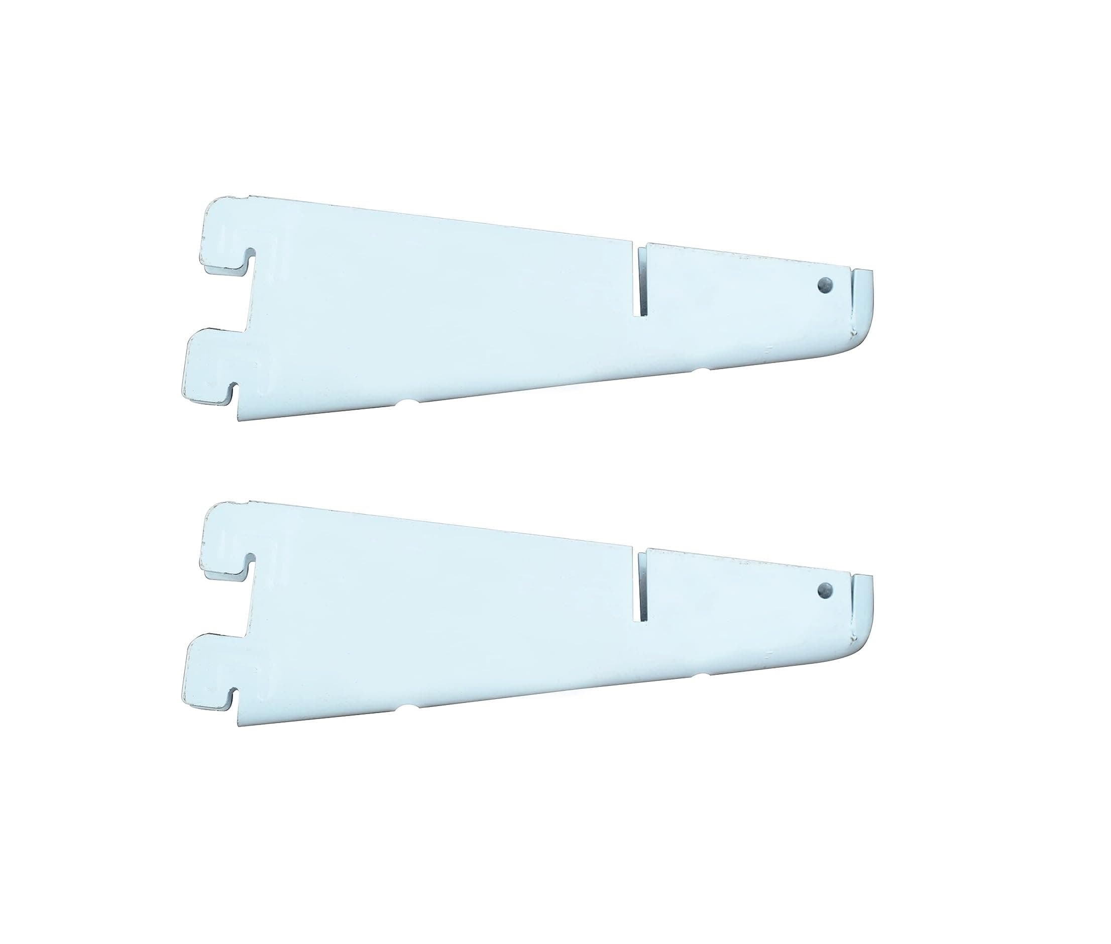 RAB Shelf Brackets MS (Iron) Fix Plate (Code:- Sky SELF BKT, Size:- 11", Color- Ivory, Pack of 1-Pair of 2 PCS)