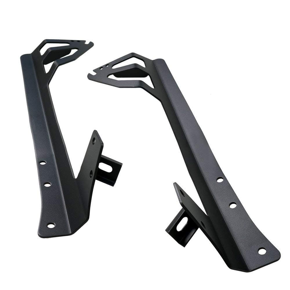 Willpower52 inch LED Light Bar Upper Windshield Mounting Bracket Lower Corner Brackets for 2007-2017 Jeep Wrangler JK 4WD, Wrangler Unlimited JK 4WD/2WD