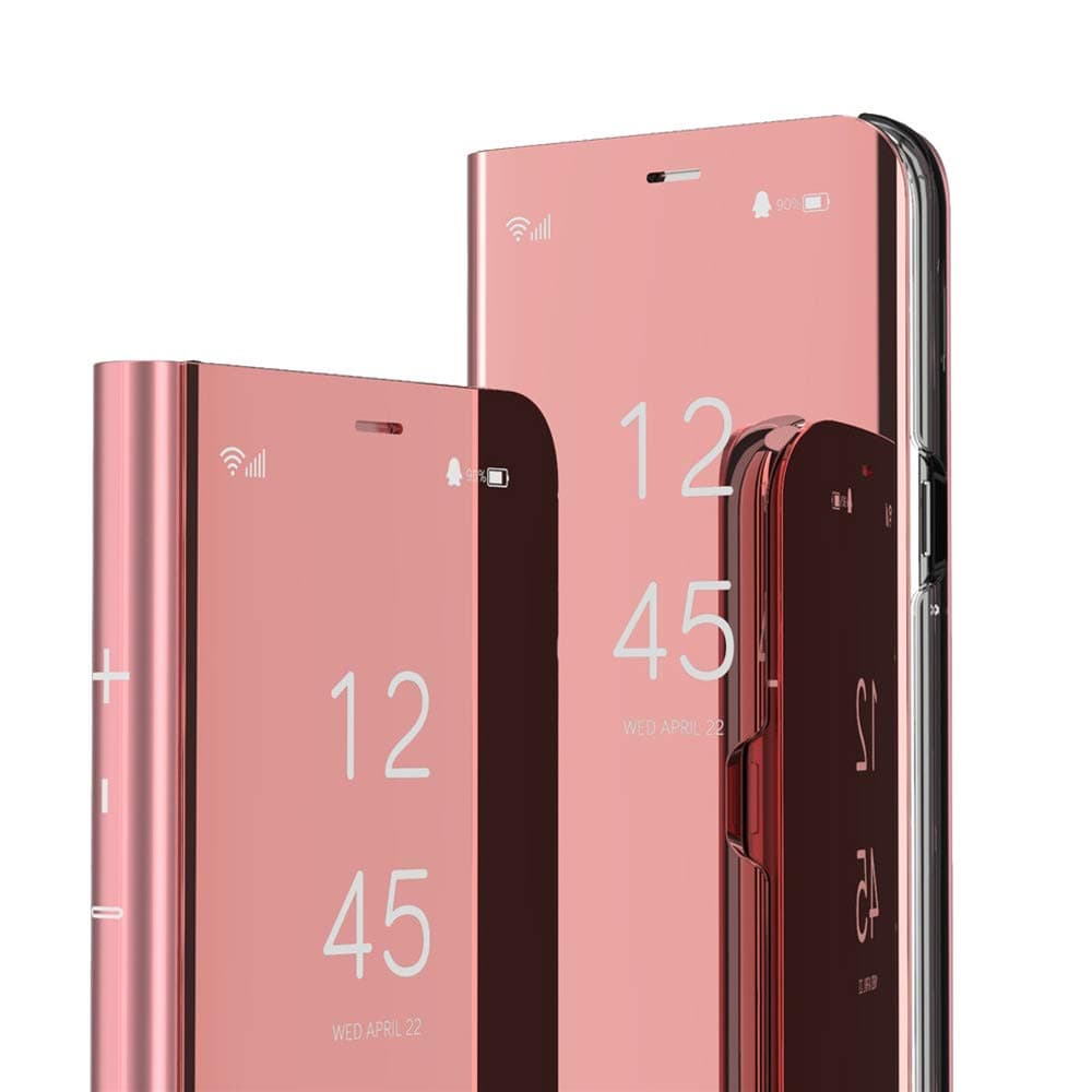 Xiaomi Mi Note 10 Case Mirror Plating Flip Full Body Protective Reflection Ultra Thin Hard Anti-Scratch Shockproof Frame for Xiaomi Mi Note 10 Pro/Mi Note 10 / Mi CC9 Pro Mirror:Rose Glod