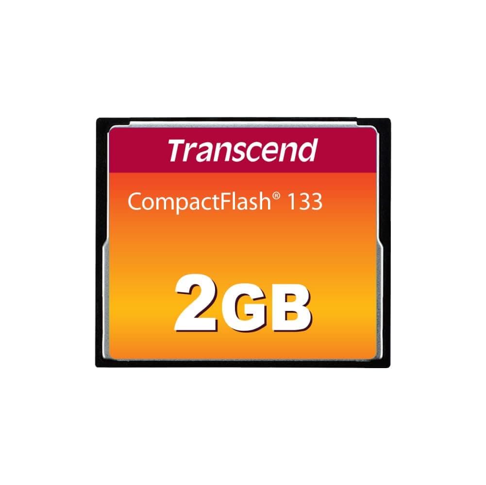 2GB CompactFlash 133 Memory Card (CF Card) Up to 50/20 MB/s, Supports Ultra DMA transfer mode 4 with MLC NAND Flash appropriate for entry-level DSLRs TS2GCF133