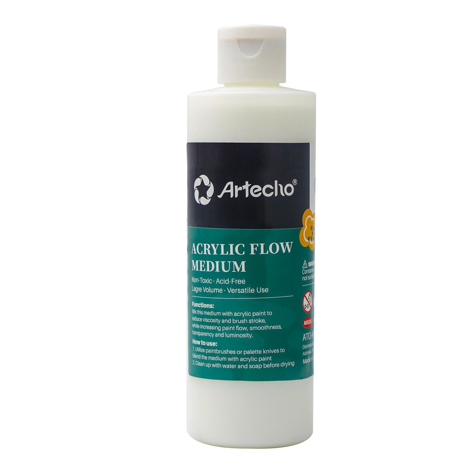 Artecho Pouring Effects Medium 8oz / 236ml, Acrylic Medium for Acrylic Paint