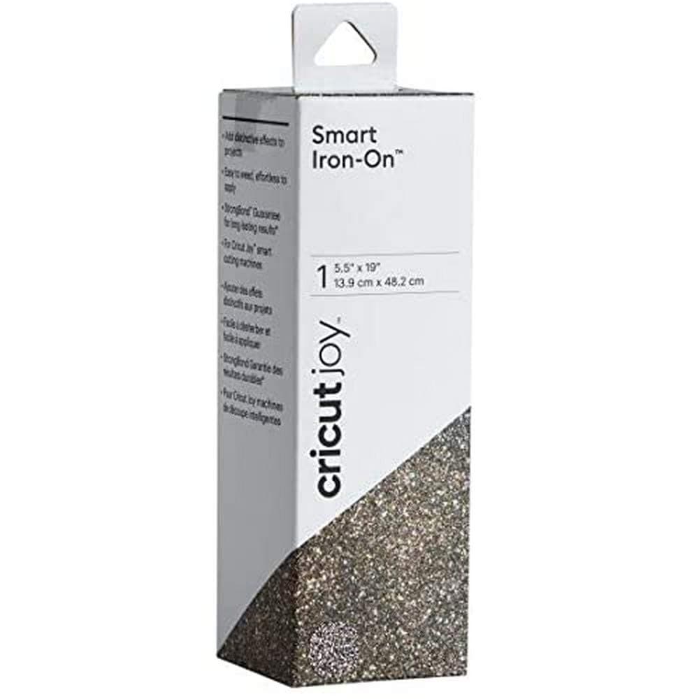 Joy Smart Glitter Iron On | Multi | 48 cm (19 ft) | Heat Transfer Vinyl Roll (HTV) | for use with Cricut Joy