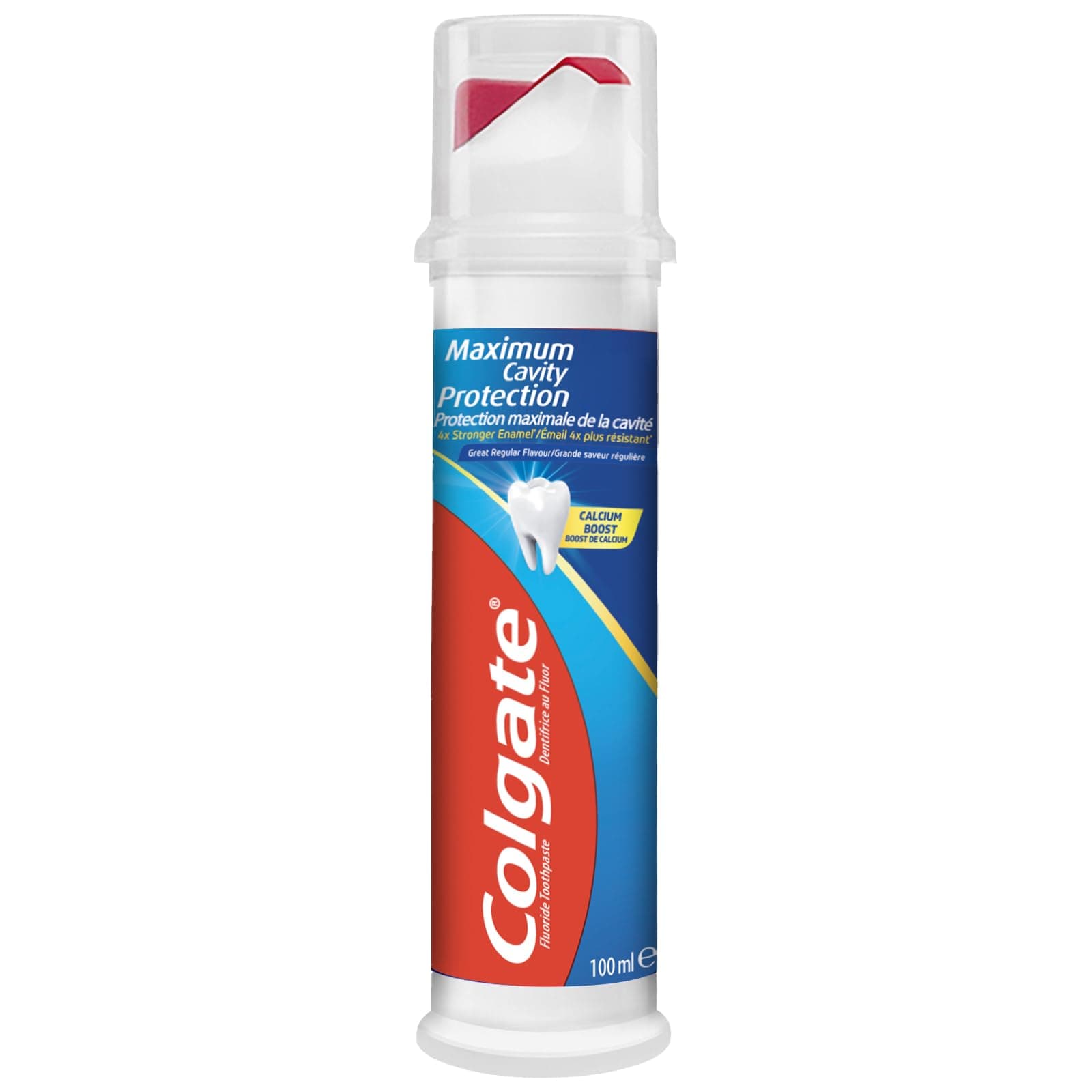 Maximum Cavity Protection Toothpaste with Pump Dispenser 100ml