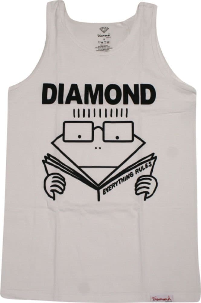 Diamond Everything Rules Tank [X-Large] White