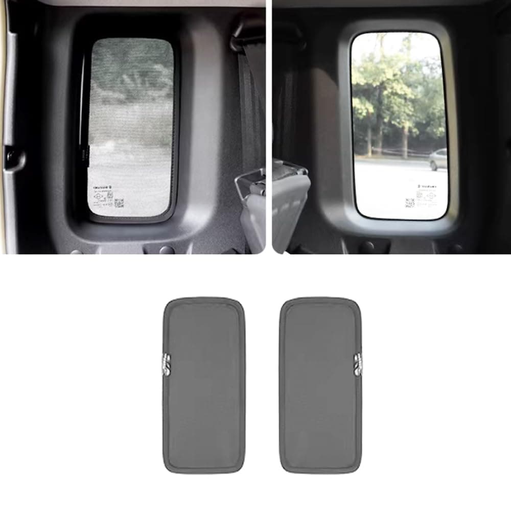 Auto Inner Trunk Window Anti-UV Windshield Sunscreen Dust Protector Cover，Fit for Suzuki Jimny 4-Door 2023 2024 2025，Trunk Window Sun Visor Shades Privacy Net Gauze Curtain Anti-Insect