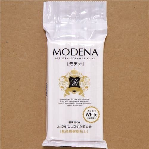 White Soft & Translucent Modena Clay Japan