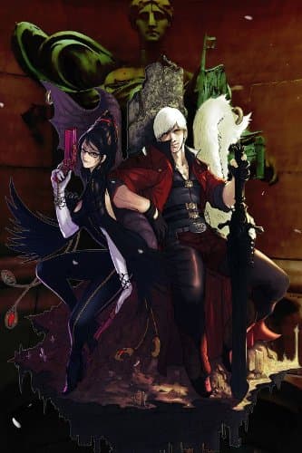 Devil May Cry DMC 1 3 4 5 Nice Silk Fabric Cloth Wall Poster Print (20x13inch)