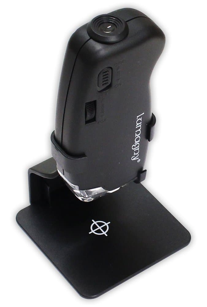 20X to 40X Pocket Microscope | LED Lights | Table Stand | Compact | Portable | High Magnification Range | Ideal for Detailed Examination | Lightweight Setup