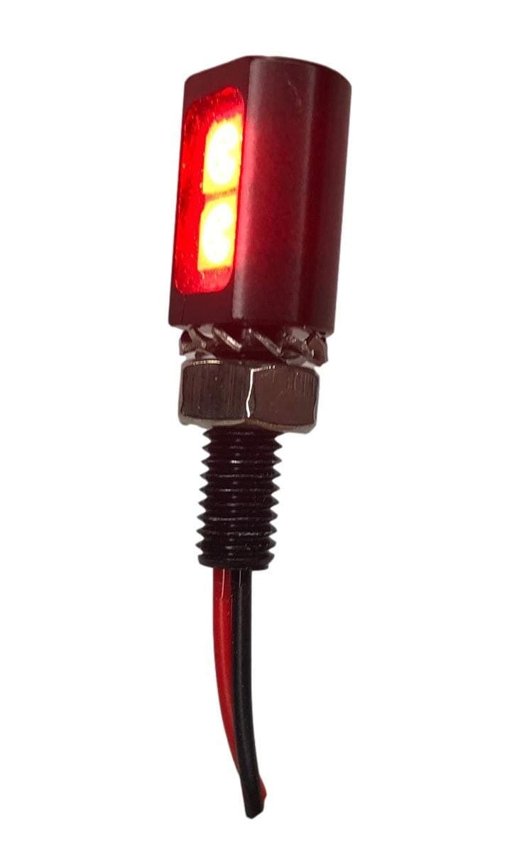 PilotLights 24 Volt DC Instrument Panel Light, Post Light - Red LED, 24VDC