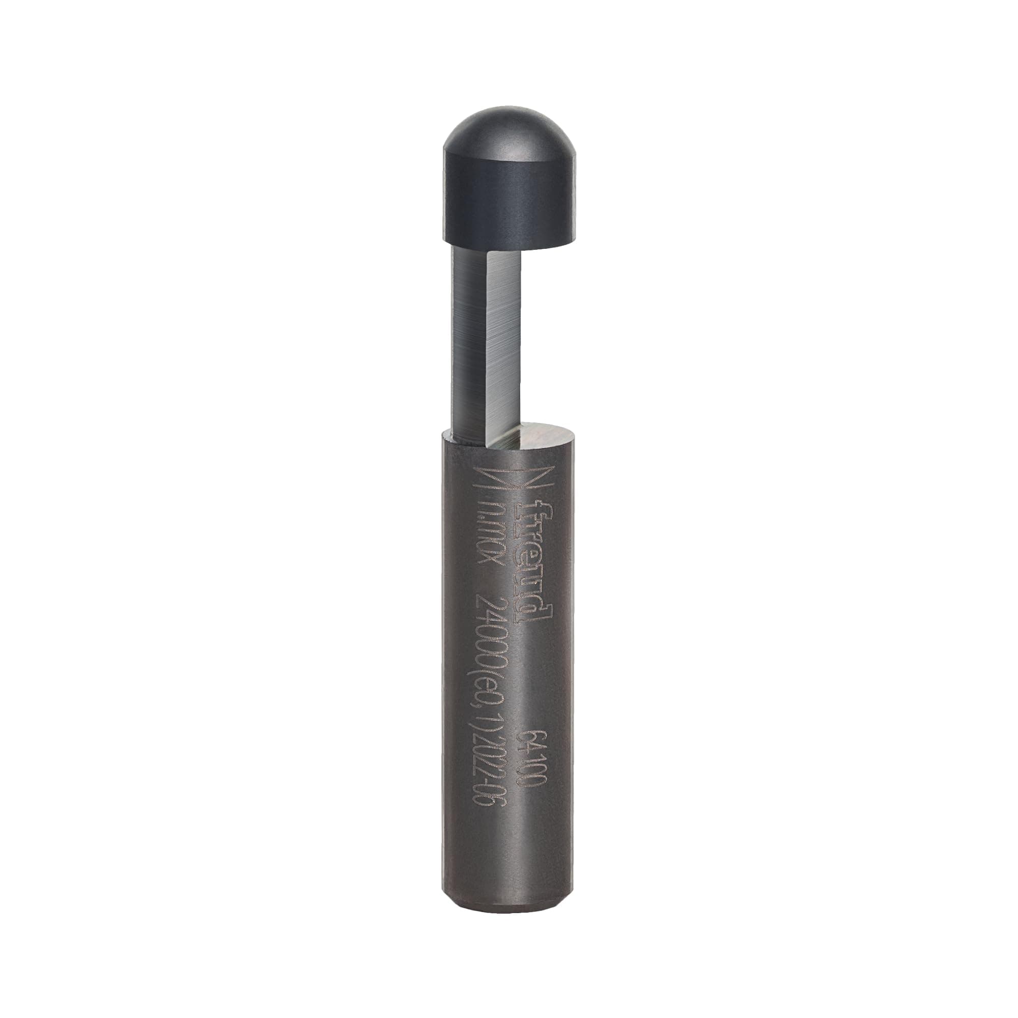 Solid Carbide Flush Trim Bit for Fast Plastic Laminate Trimming - Self-Piloting for Clean Cuts - 1/4" Shank, 24000 Max RPM, 1/4" Diameter - 64-100