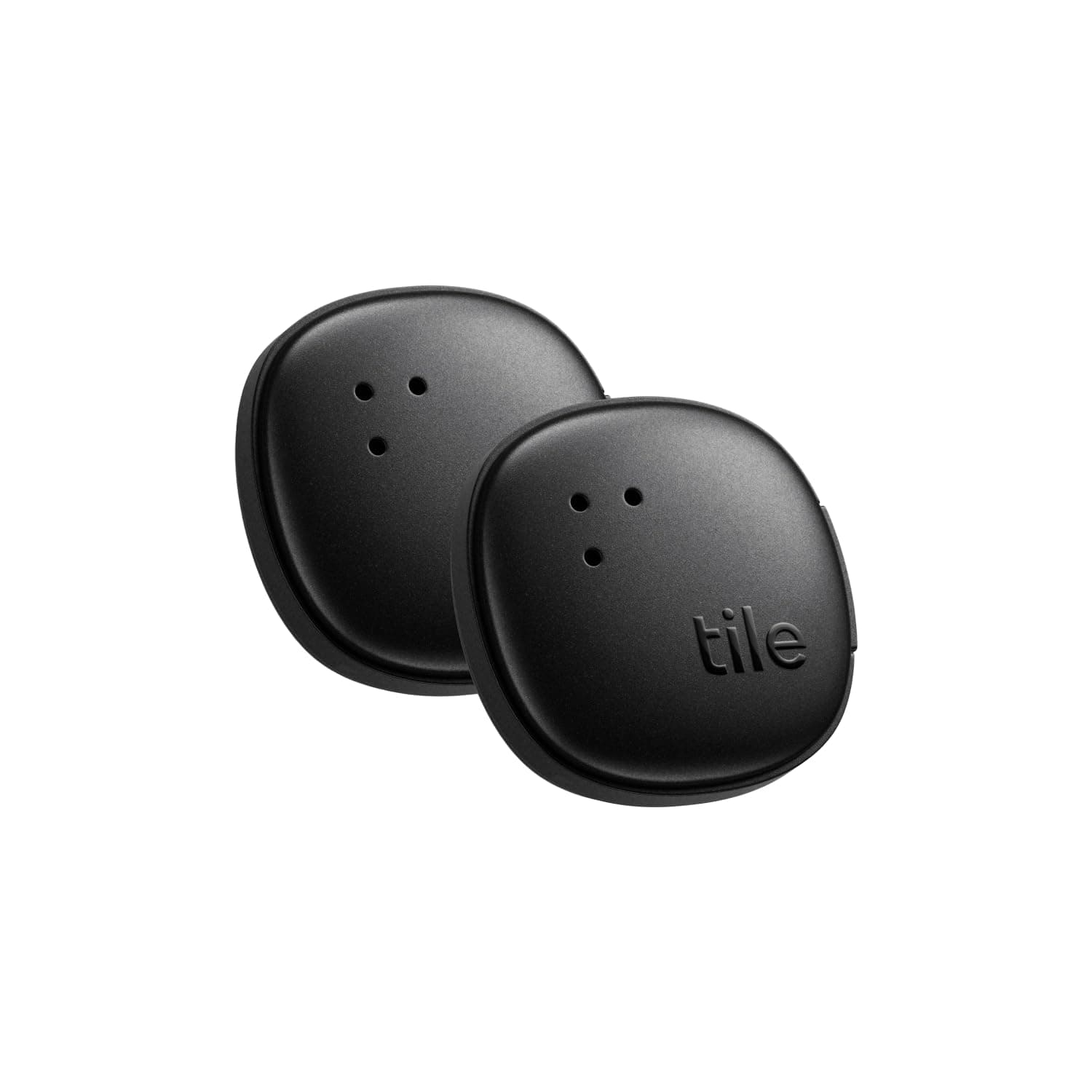 Tile by Life360 Sticker - Small Bluetooth Tracker, Remote Finder and Item Locator for Bikes, Glasses and More, Both iOS and Android Compatible, Phone Finder, Pack of 2 (Black)