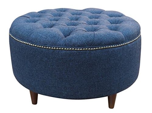 30" Stain Resistant Tufted Coffee Table Ottoman