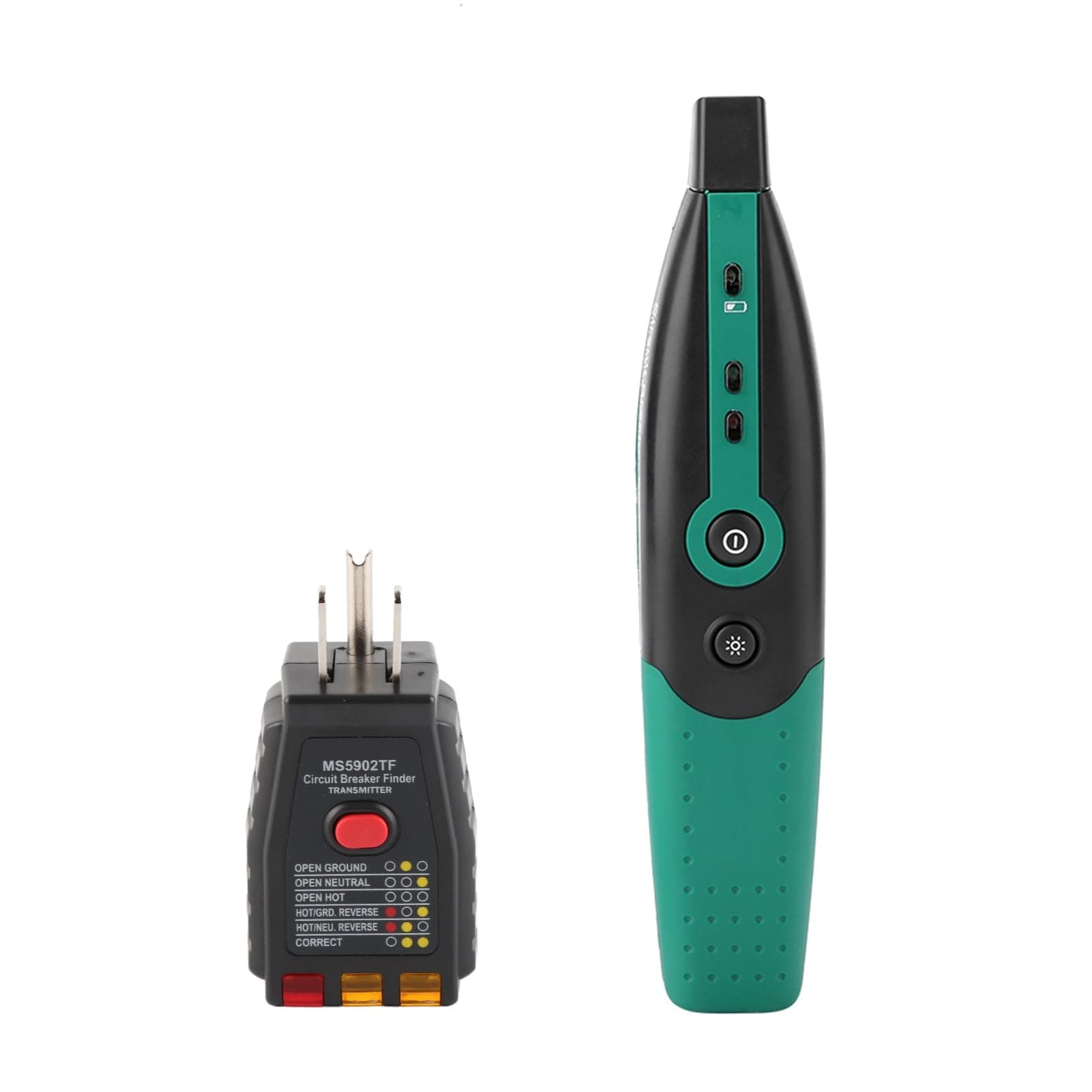 MASTECH MS5902 Automatic Circuit Breaker Finder US/EU Plug Socket Tester Circuit Tracers Breaker Finder Circuit Tester Digital Circuit Breaker Finder(MS5902TB US Plug)