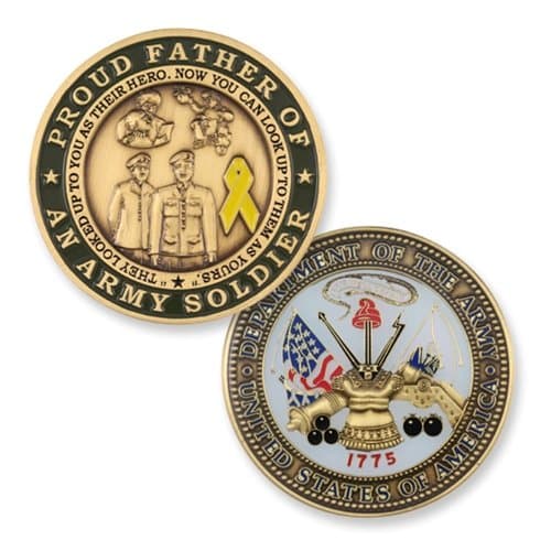 Army Father Coin