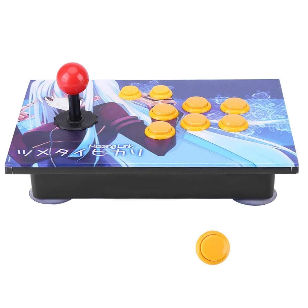 PC Arcade Stick Joystick USB Stick Buttons Controller Zero Delay 8 Directions Joystick Control Device for PC Win7/ Win8/ Win10