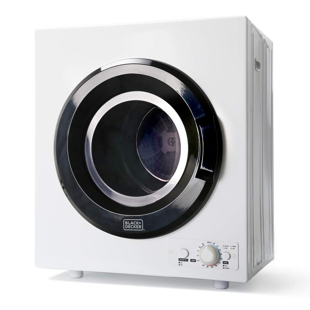 BLACK+DECKER BCED26 Portable Dryer, Small, 4 Modes, Load Volume 4 kg., White